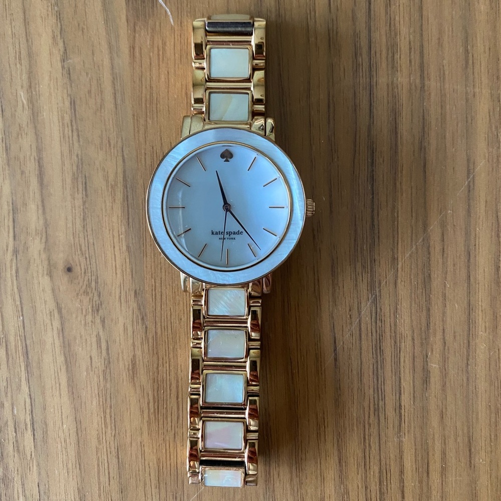 Kate Spade rose gold and mother of pearl watch - Picture 2 of 8